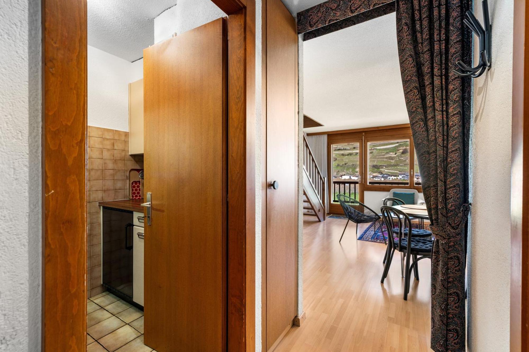 Duplex Cosy Aux Bains De Saillon Apartment Bagian luar foto